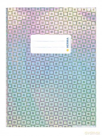 Herma: HERMA Heftumschlag Glamour silber Kunsts