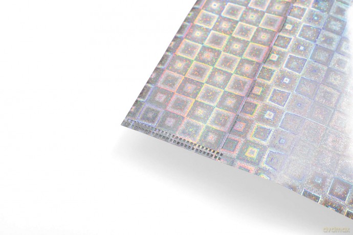 Herma: HERMA Heftumschlag Glamour silber Kunsts