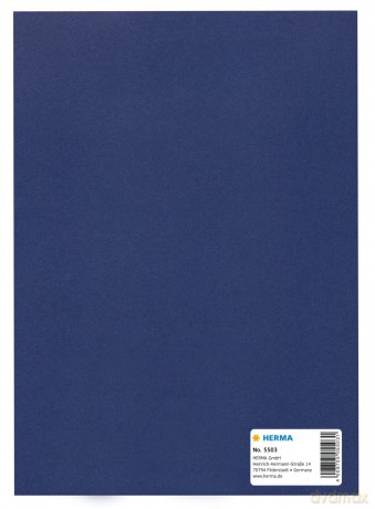 Herma: HERMA Heftumschlag glatt blau Papier DIN