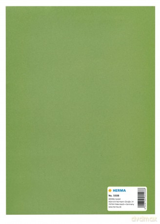 Herma: HERMA Heftumschlag glatt grasgrźn Papier