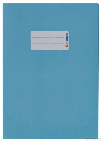 Herma: HERMA Heftumschlag glatt hellblau Papier