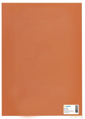 Herma: HERMA Heftumschlag glatt orange Papier D