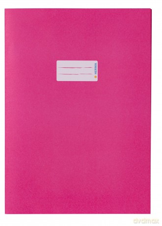 Herma: HERMA Heftumschlag glatt pink Papier DIN