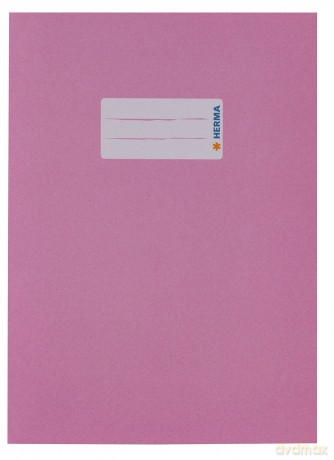 Herma: HERMA Heftumschlag glatt rosa Papier DIN