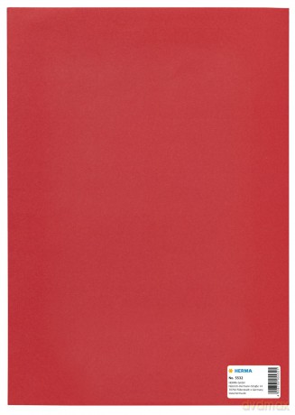 Herma: HERMA Heftumschlag glatt rot Papier DIN