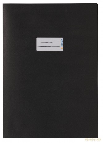 Herma: HERMA Heftumschlag glatt schwarz Papier