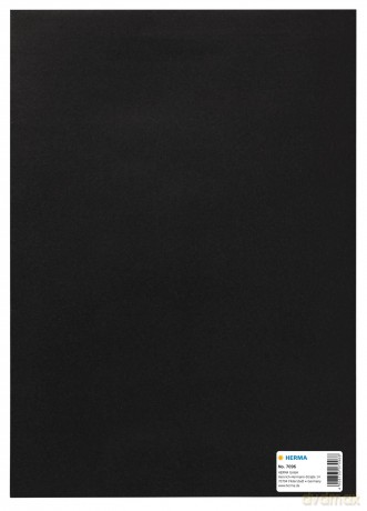 Herma: HERMA Heftumschlag glatt schwarz Papier