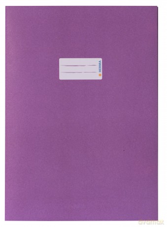 Herma: HERMA Heftumschlag glatt violett Papier