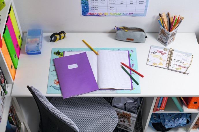 Herma: HERMA Heftumschlag glatt violett Papier