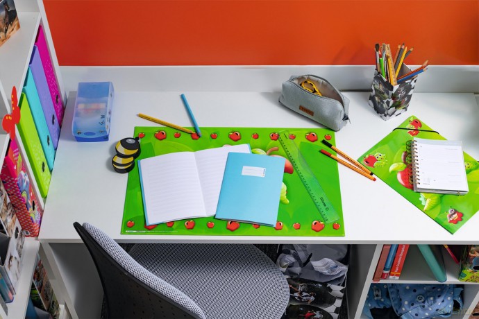 Herma: HERMA Heftumschlag hellblau Papier A5