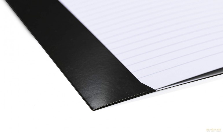 Herma: HERMA Heftumschlag schwarz Papier A4