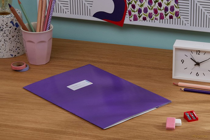 Herma: HERMA Heftumschlag violett Papier A4