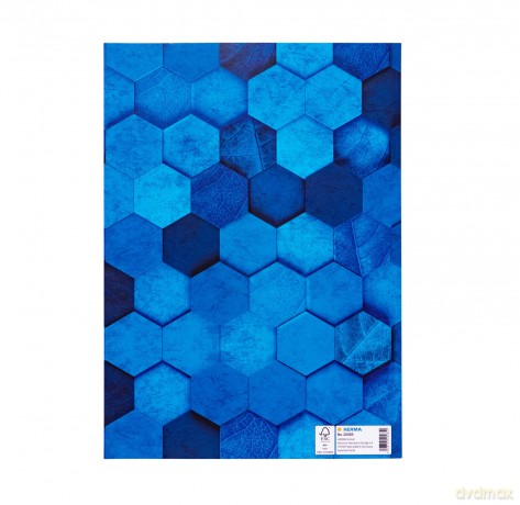 Herma: HERMA Heftumschlag X dunkelblau Papier A