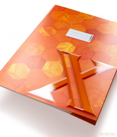 Herma: HERMA Heftumschlag X orange Papier A4