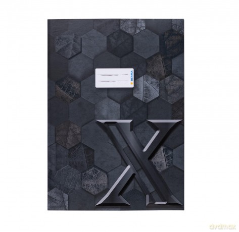 Herma: HERMA Heftumschlag X schwarz Papier A4