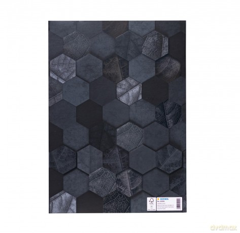 Herma: HERMA Heftumschlag X schwarz Papier A4