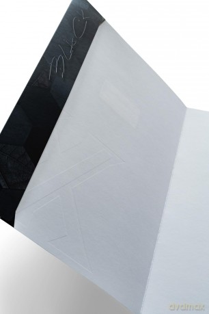 Herma: HERMA Heftumschlag X schwarz Papier A4
