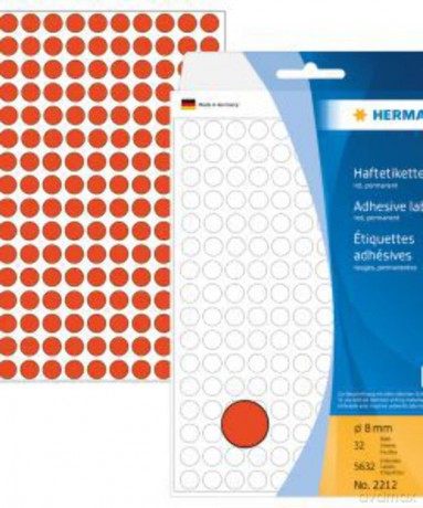 HERMA Klebepunkte 2212 rot