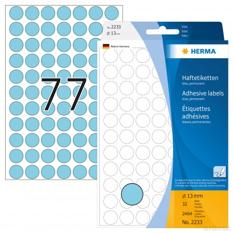 HERMA Klebepunkte 2233 blau