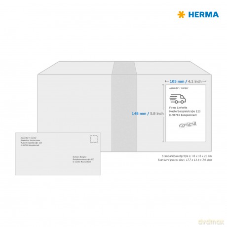 HERMA PREMIUM A6 Etiketten 800 Blatt/868