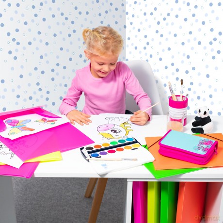 Herma: HERMA Schnellhefter Neon Kunststoff neon