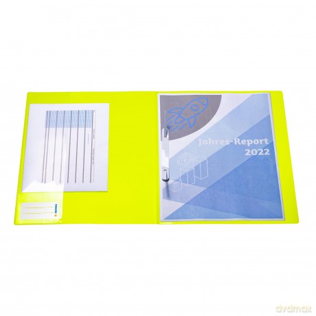 Herma: HERMA Schnellhefter Neon Kunststoff neon