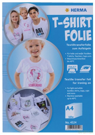 HERMA T-Shirt Folie fźr helle Textilien