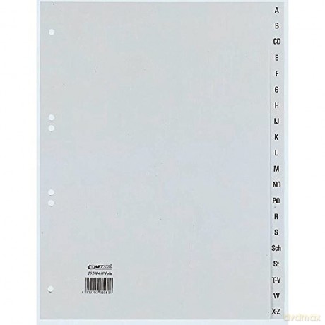 HETZEL Register DIN A4 Vollformat A-Z