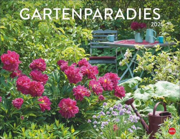Heye: Heye Monats-Wandkalender Gartenparadies