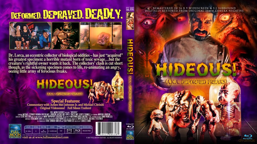 Hideous Aka Deformed Freaks [Blu-Ray]