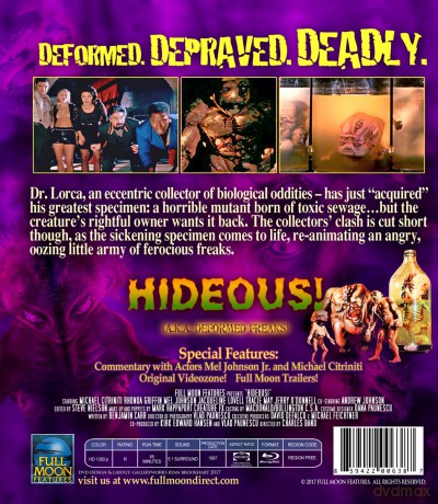 Hideous Aka Deformed Freaks [Blu-Ray]