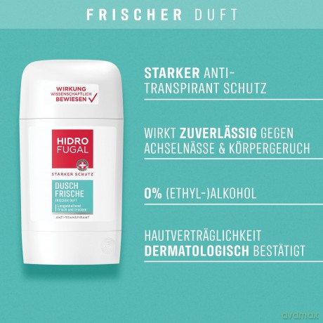 HIDROFUGAL DUSCH FRISCHE Deo-Stick 50,0