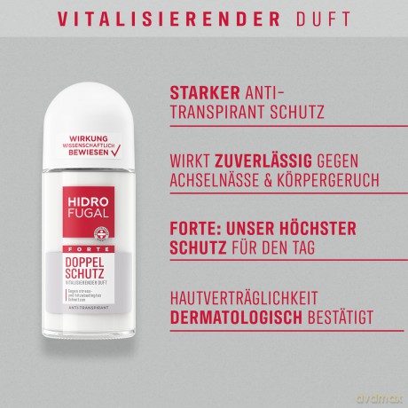 HIDROFUGAL FORTE DOPPELSCHUTZ Deo-Roller