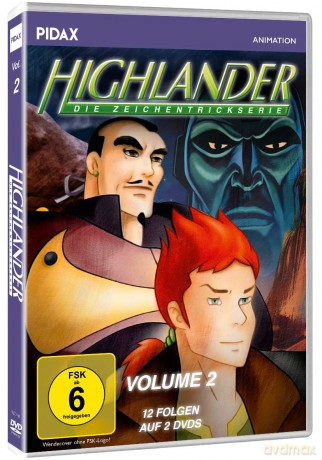 Highlander - Die Zeichentrickserie - Vol. 2 [2DVD]