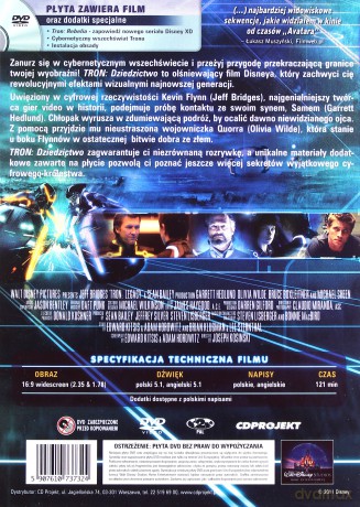 Tron: Dziedzictwo [DVD]