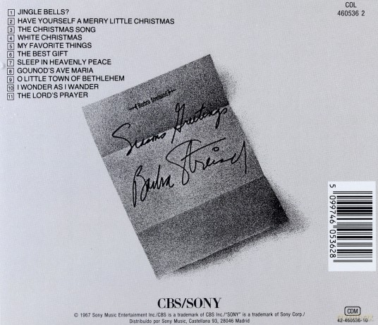 Barbra Streisand: A Christmas Album [CD]