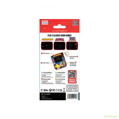 HMT Super Micro - Asteroids Keychain Gamer