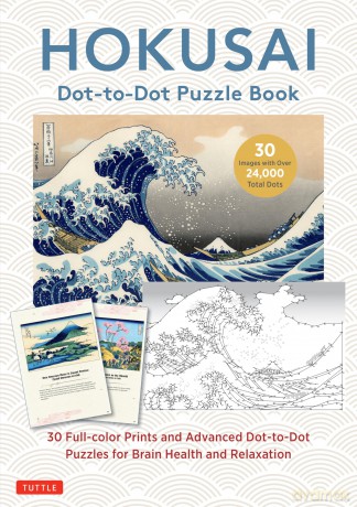 Hokusai DotToDot Puzzle Book [KSIĄŻKA]