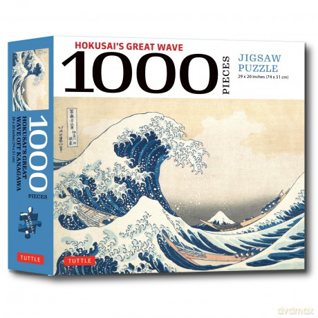 Hokusais Great Wave1000 Jigsaw [KSIĄŻKA]