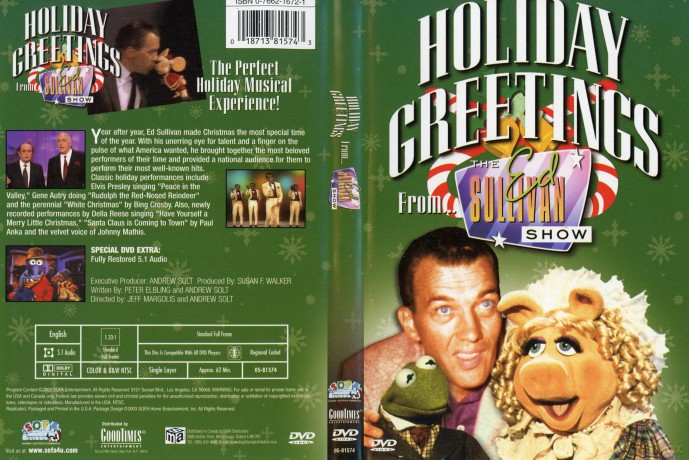 Holiday Greetings From The Ed Sullivan Show [DVD]