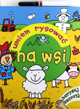 Umiem rysować: na wsi. Narysuj i zetrzyj [KSIĄŻKA]
