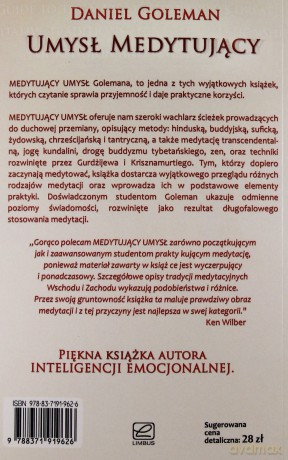 Umysł medytujący - Daniel Goleman [KSIĄŻKA]