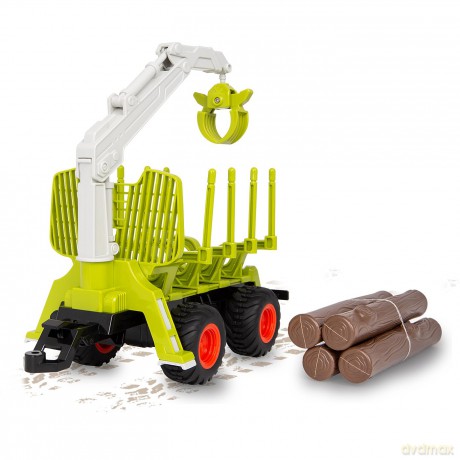 Holzrźckewagen mit Kranarm 1:24S