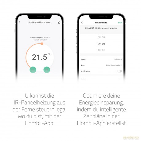 Hombli smartes Infrarot Heizpanel 2024,