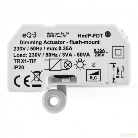 Homematic IP Dimmaktor Unterputz - Phase