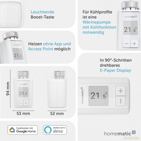 Homematic IP Heizkśrperthermostat - Flex