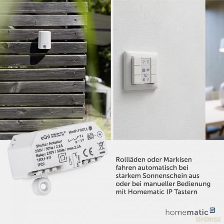 Homematic IP Rollladenaktor - Unterputz