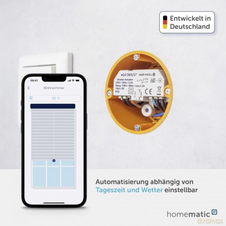 Homematic IP Rollladenaktor - Unterputz