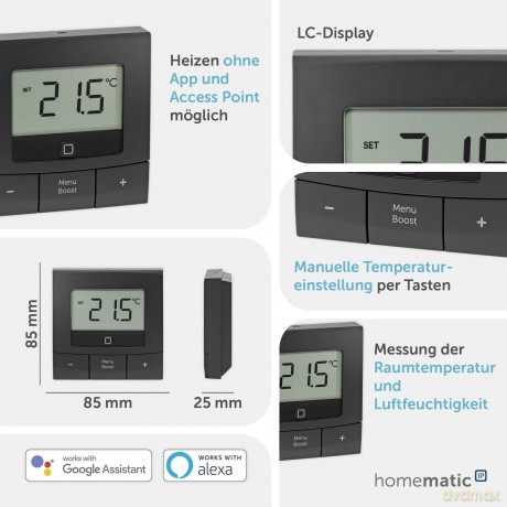 Homematic IP Wandthermostat - basic, ant
