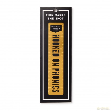 Hooked On Phonics Metal Bookmark Stencil [KSIĄŻKA]